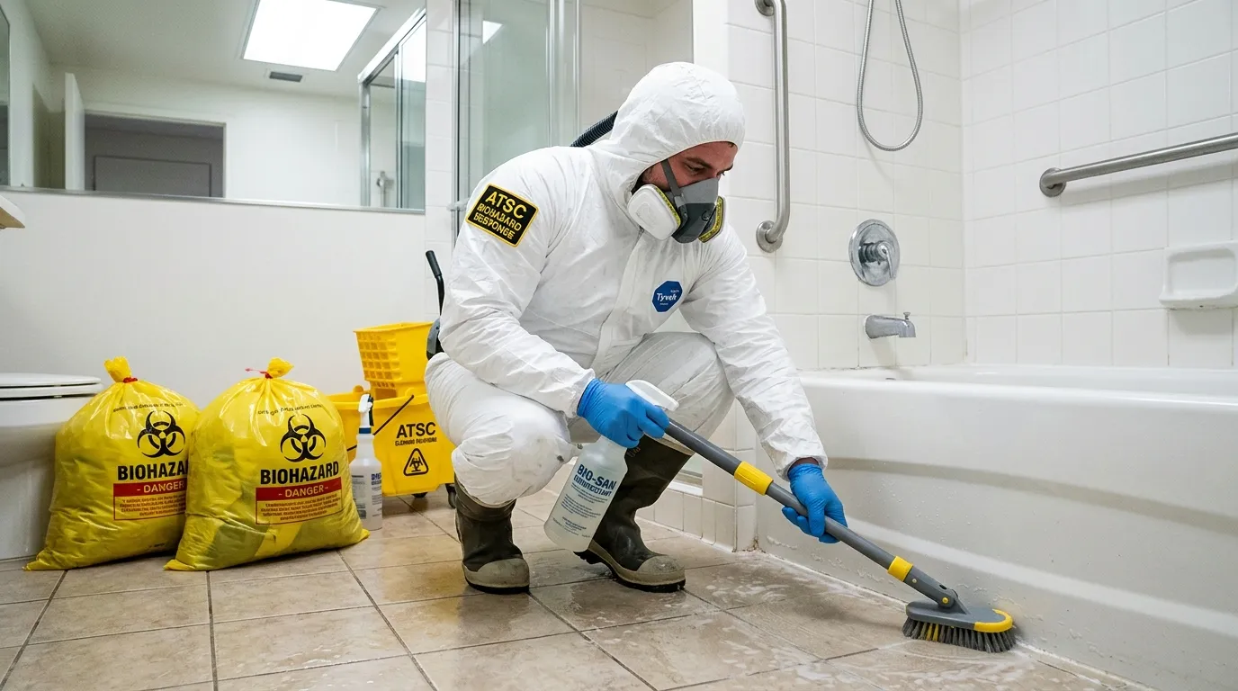Decontamination equipment deployed for Blood Cleanup in Lampasas